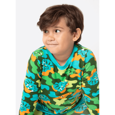Pijama Manga Longa Ultra Visco Menino Dino Trio