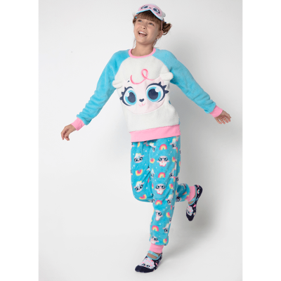 Pijama Manga Longa Soft Menina Teen Ovelha