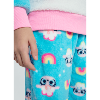 Pijama Manga Longa Soft Menina Teen Ovelha