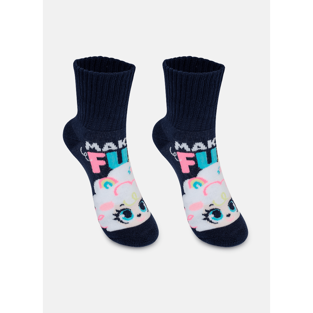 Meia Botinha Antiderrapante Menina Ovelha - 2