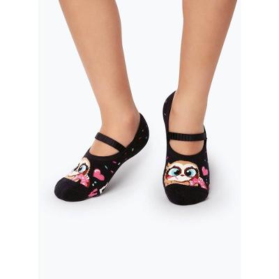 Meia Menina Sapatilha com Antiderrapante Preguiça