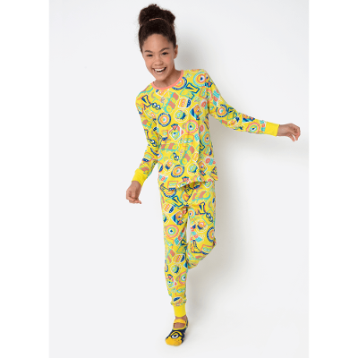 Pijama Manga Longa Viscolycra Menina Teen Minions