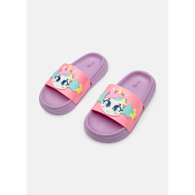 Chinelo Slide Unicórnio Kawaii