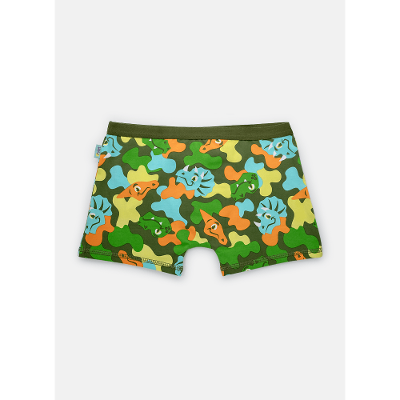 Cueca Boxer Menino Teen Algodão Dino Trio