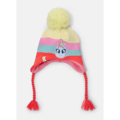 Gorro Bebê Menina Unicórnio Cherry