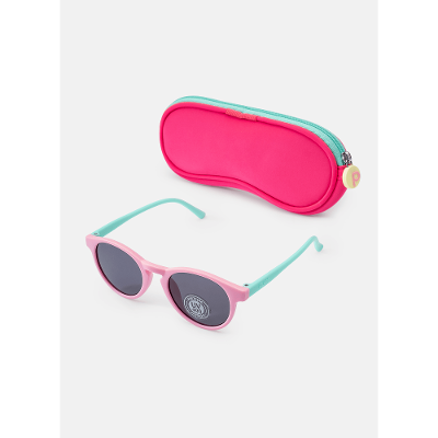 Óculos de Sol Com Proteção Solar Menina Color Block