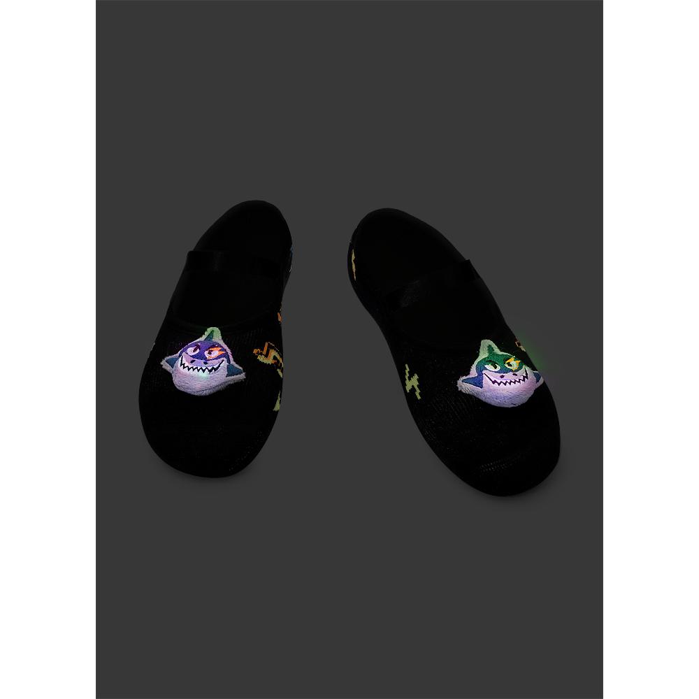 Meia Sapatilha Antiderrapante com LED Menino Tubarão Rockstar - 3