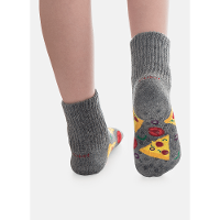 Meia Botinha Antiderrapante Menino Pizza - 3