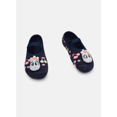 Meia Sapatilha Antiderrapante com LED Menina Unicórnio Cherry