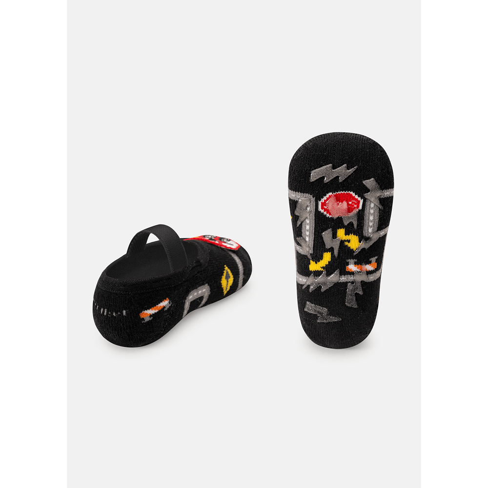 Meia Sapatilha Bebê Menino com Aplique Carros - 2