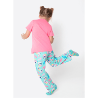 Pijama Manga Curta Algodão Menina Unicórnio Aloha - 4