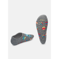 Meia Sapatinho Antiderrapante Infantil Teen Tubarão Gamer - 2