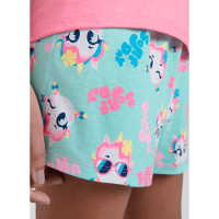 Pijama Manga Curta Feminino Unicórnio Aloha - 4
