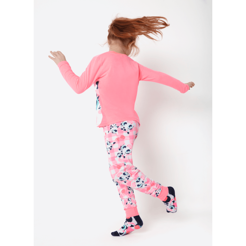 Pijama Manga Longa Viscolycra Menina Vaca Romântica - 2