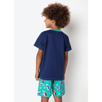 Pijama Manga Curta Algodão Menino Tubarão Aloha - 3