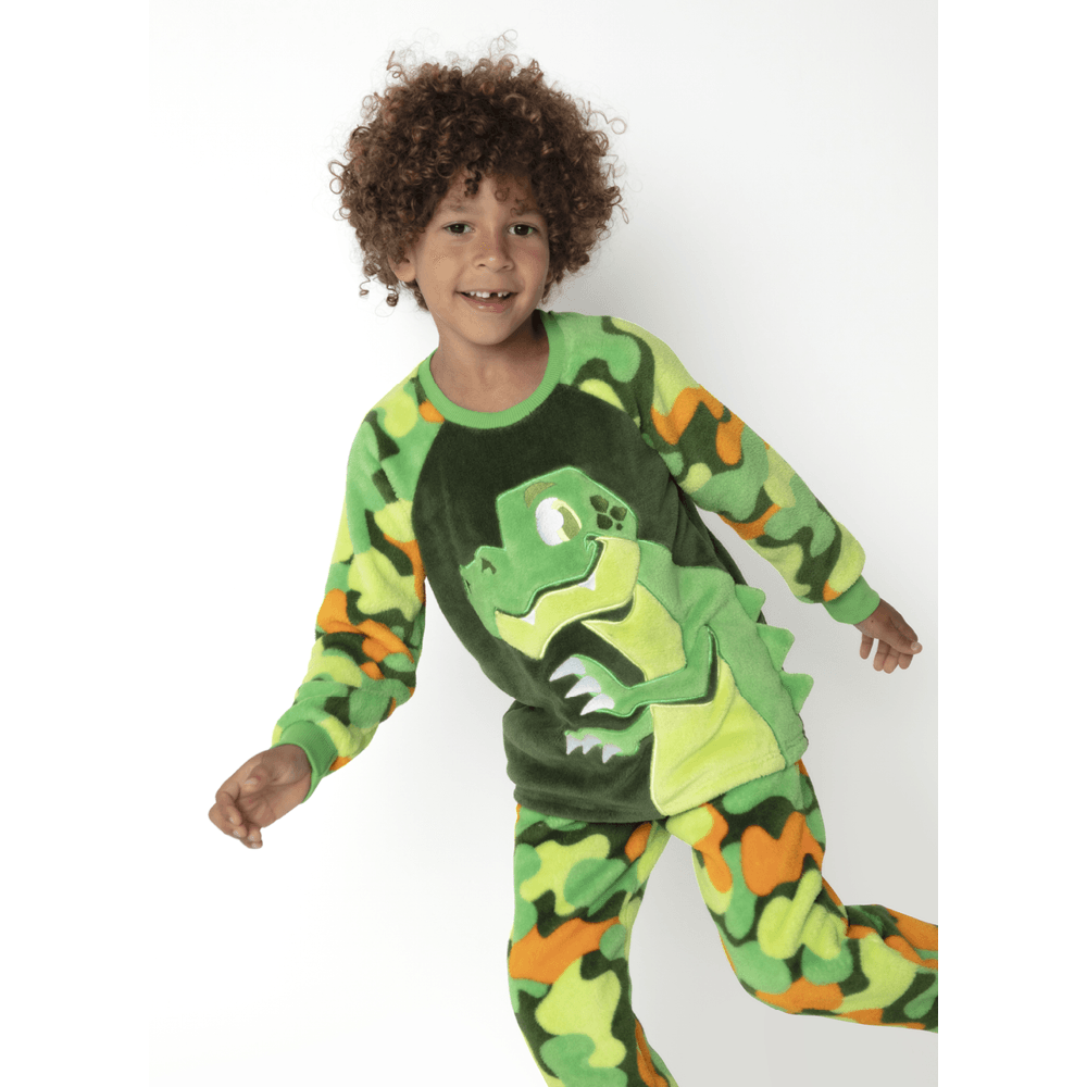 Pijama Manga Longa Soft Menino Dino Trio - 3