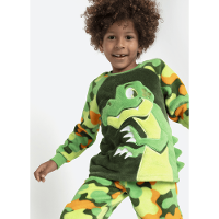 Pijama Manga Longa Soft Menino Dino Trio - 2