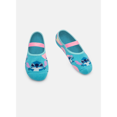 Meia Sapatilha Antiderrapante Unissex Teen Stitch