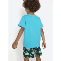 Pijama Manga Curta Menino Dino Miami - 4