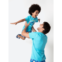 Pijama Manga Curta Algodão Menino Stitch