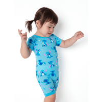 Macacão Manga Curta Viscolycra Bebê Menina Stitch - 2