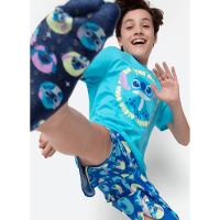 Pijama Manga Curta Algodão Menino Teen Stitch - 2