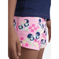 Pijama Manga Curta Algodão Menina Teen Panda Miami - 4