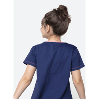 Camisola Manga Curta Algodão Menina Teen Panda Miami - 3