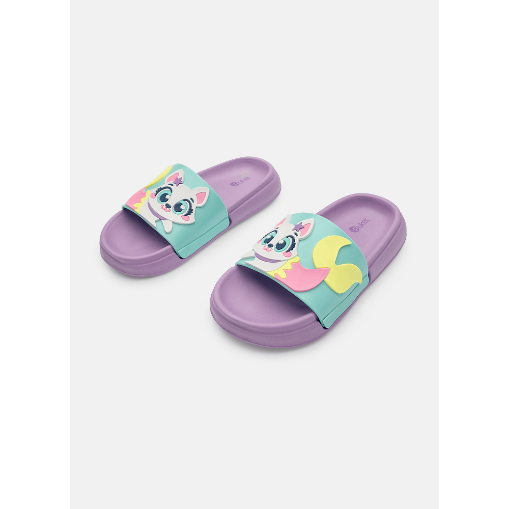 Chinelo Slide Menina Pet Sereia - 2