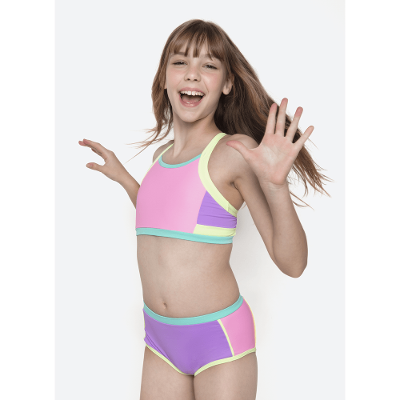 Biquíni Menina Teen Color Block