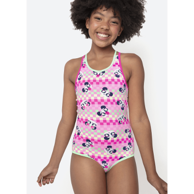 Maiô Menina Teen Panda Miami