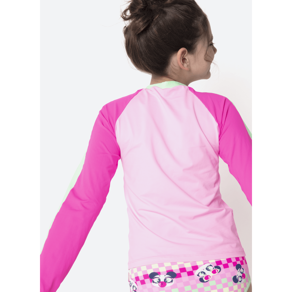 Conjunto Camiseta e Calcinha Menina Teen Panda Miami - 1