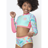 Conjunto Camiseta e Calcinha Menina Teen Unicórnio Aloha - 2