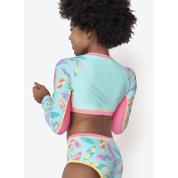 Conjunto Camiseta e Calcinha Menina Teen Unicórnio Aloha - 4