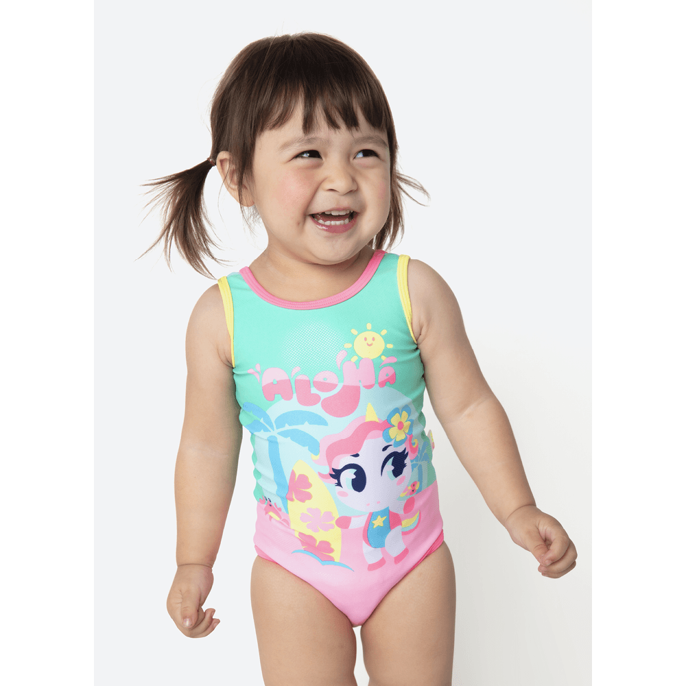 Maiô Bebê Menina Unicórnio Aloha - 1