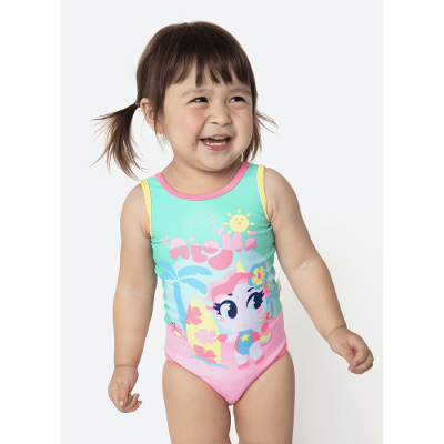 Maiô com Proteção Solar Bebê Menina Unicórnio Aloha