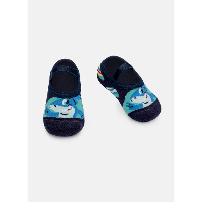 Meia Sapatilha Bebê Menino Tubarão Aloha