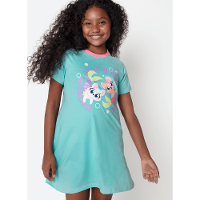 Camisola Manga Curta Algodão Menina Teen Pet Sereia - 2
