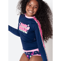 Conjunto Camiseta e Calcinha Menina Teen Panda Miami - 2