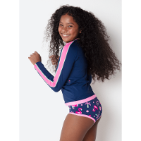 Conjunto Camiseta e Calcinha Menina Teen Panda Miami - 3