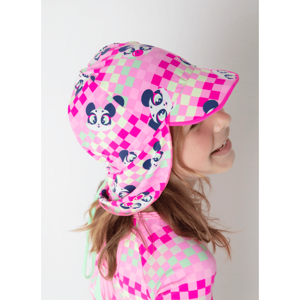 Chapéu com Proteção Solar Menina Panda Miami - 2