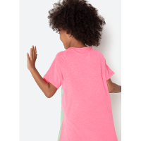 Camisola Manga Curta Viscolycra Menina Panda Miami - 4