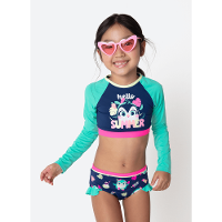 Conjunto Cropped e Calcinha Menina Pinguim - 1