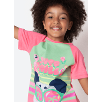 Pijama Manga Curta Viscolycra Menina Panda Miami - 2