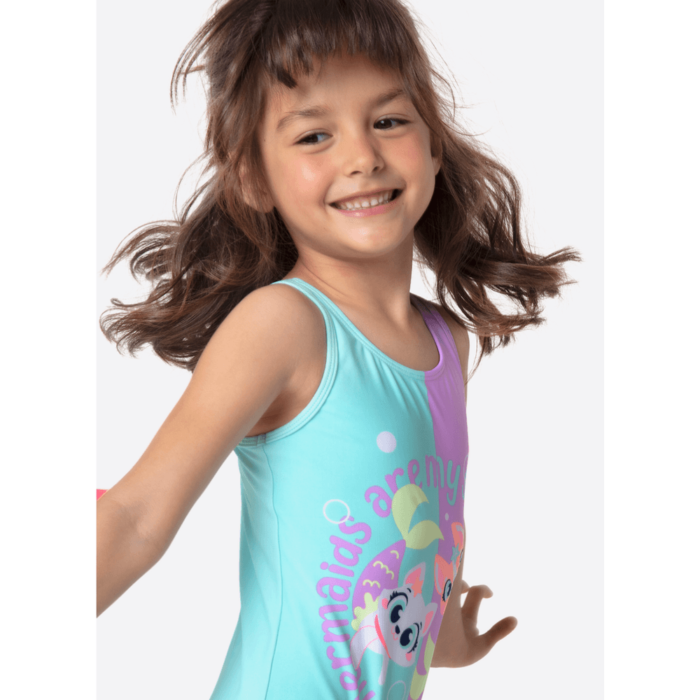 Maiô Menina Pet Sereia - 2