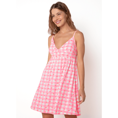 Camisola Regata Microfibra Feminina Vaca Romântica