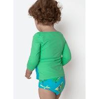 Conjunto Camiseta e Sunga Bebê Menino Dino Miami - 2