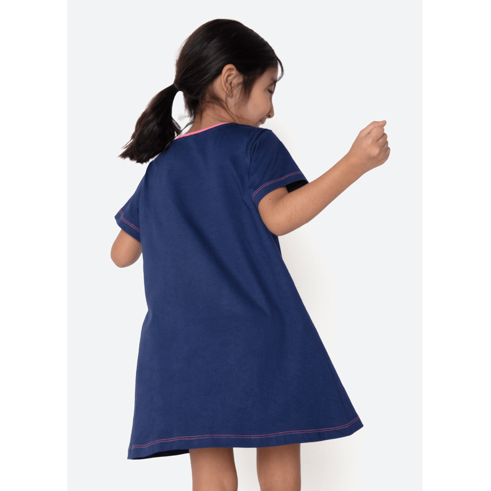 Camisola Manga Curta Algodão Menina Panda Miami - 4