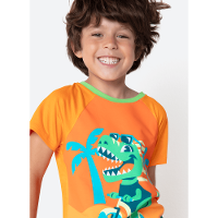 Pijama Manga Curta Viscolycra Menino Dino Miami - 2