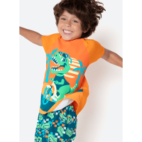 Pijama Manga Curta Viscolycra Menino Dino Miami - 3
